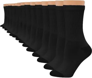10 Pairs Cotton Athletic Socks Men Women Breathable Calf Socks Summer Breathable Soft Cushioned Dress Crew Stocking