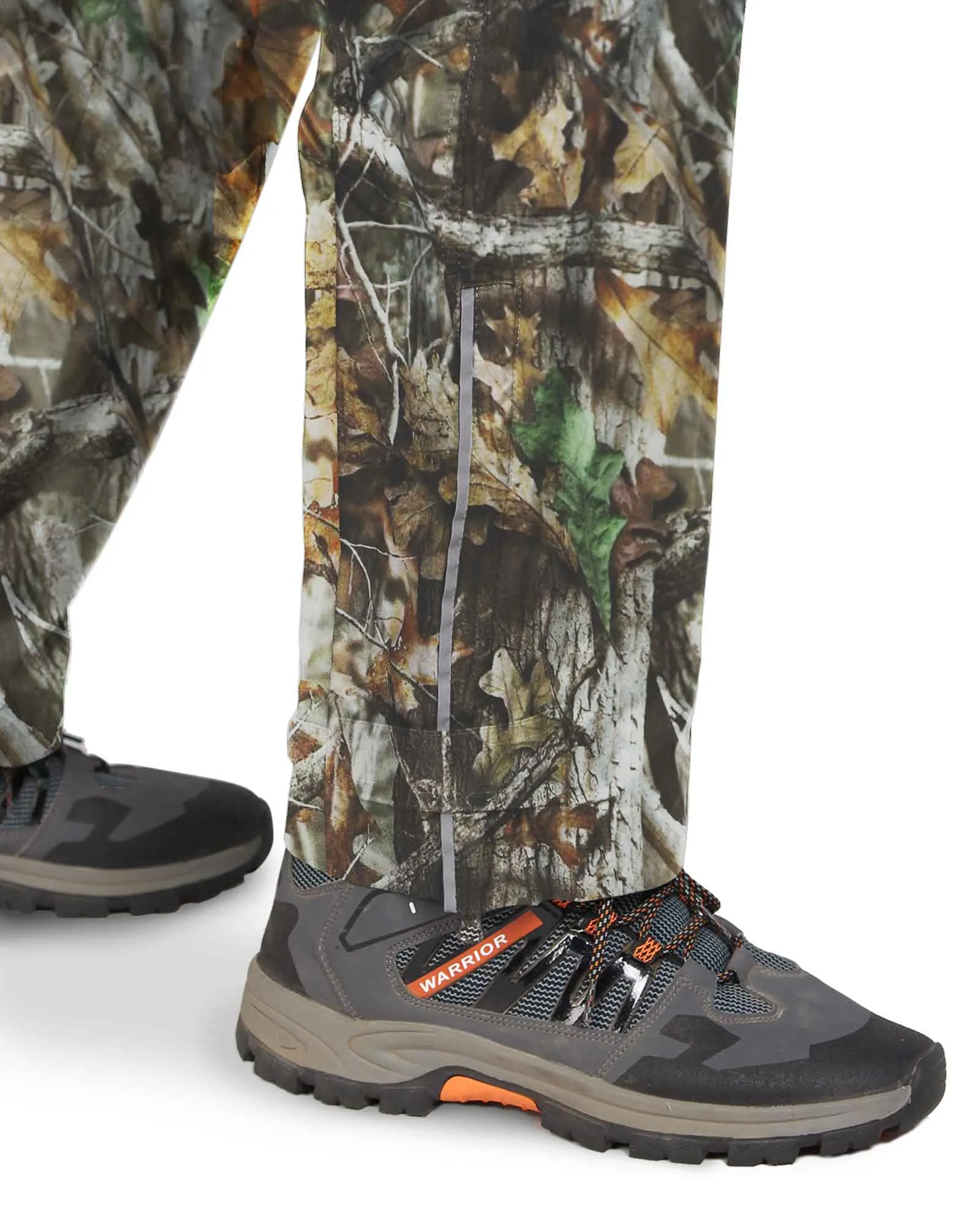1.10 lbs 5000mm W/P Index 5000 Level Breathable Men's Rain Pants with Reflective Design