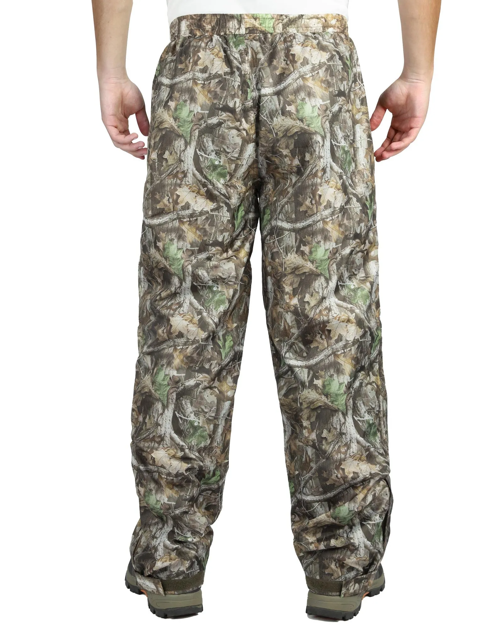 1.10 lbs 5000mm W/P Index 5000 Level Breathable Men's Rain Pants with Reflective Design