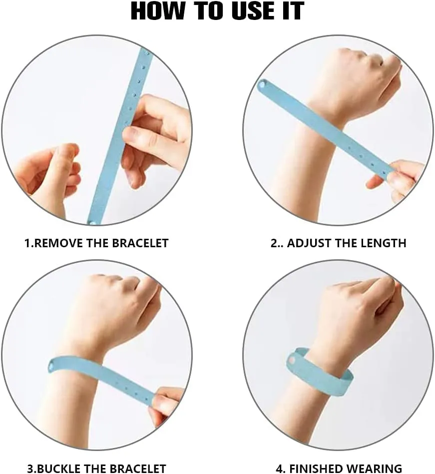 15-Pack Mosquito Repellent Bracelets - Natural Insect Repellent, Adjustable Waterproof Mosquito Bands for Kids & Adults, 72-Hour Plant-Based Protection