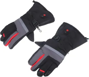 1Pair Heated Ski Gloves for Men Women Windproof Thermal Mittens with Elastic Cuff Design Non Slip Grip for Outdoor Activities Like Skiing and Hiking No Battery Included