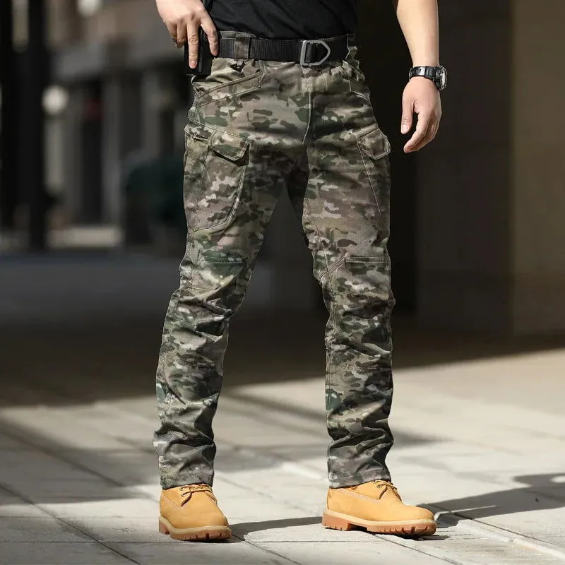 2024 Mountaineering Mens City Tactical Pants Men Combat Pants Casual Men Hiking Pants Outdoors Trousers Cargo Waterproof Pants