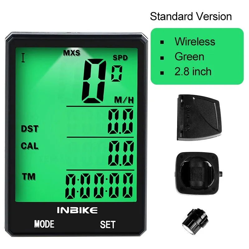 2.8 inch Bicycle Computer Wireless Bike Computer Speedometer Odometer Cycling Stopwatch
