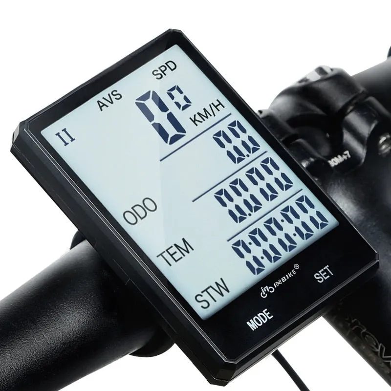 2.8 inch Bicycle Computer Wireless Bike Computer Speedometer Odometer Cycling Stopwatch