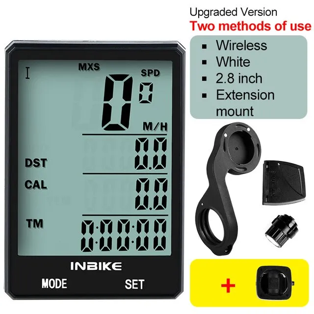 2.8 inch Bicycle Computer Wireless Bike Computer Speedometer Odometer Cycling Stopwatch