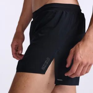 2XU Light Speed Stash 5 Inch Short Men's Black/Black Reflective