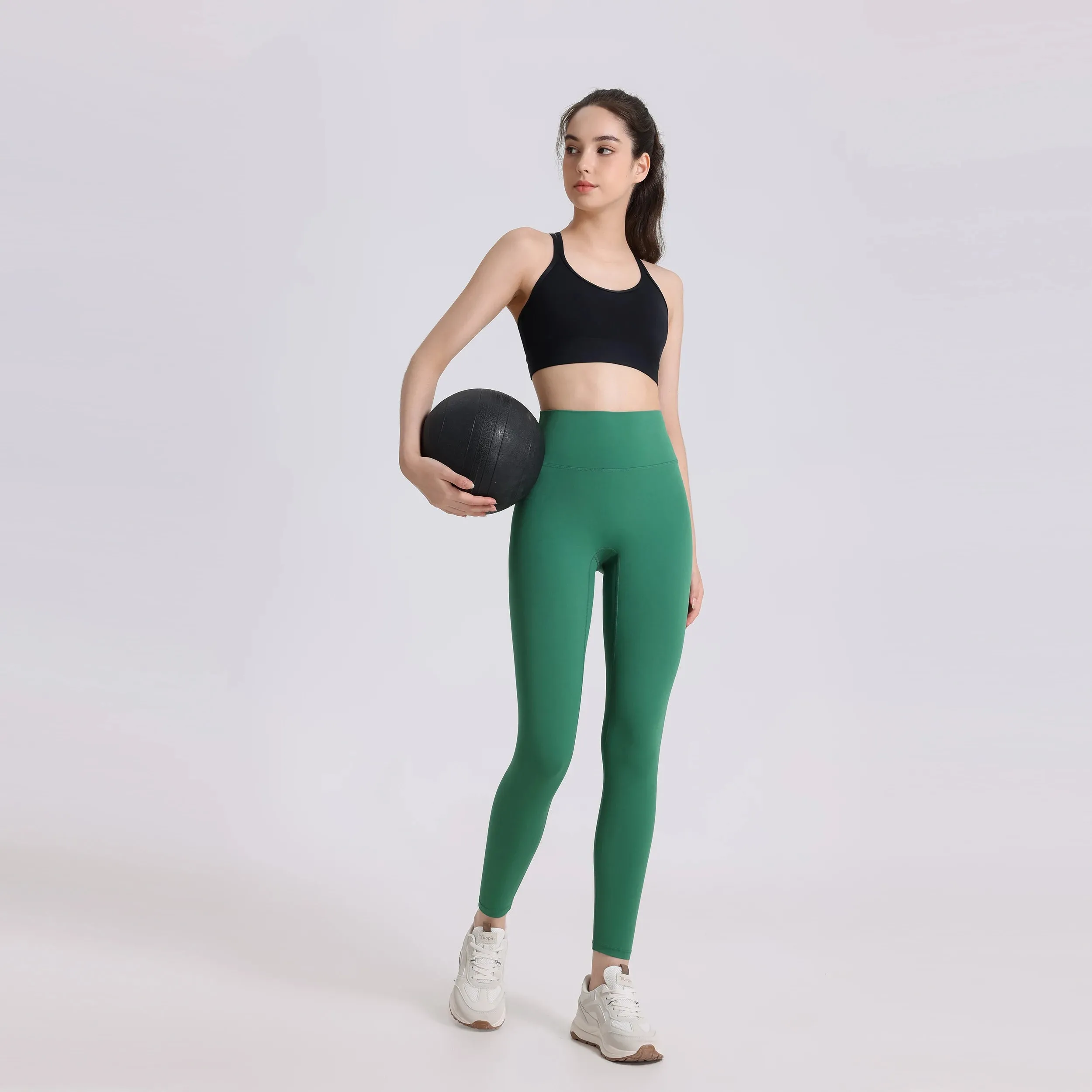 3.0 One-Piece Cutting Yoga Fitness Pants Soft Naked-Feel Legging
