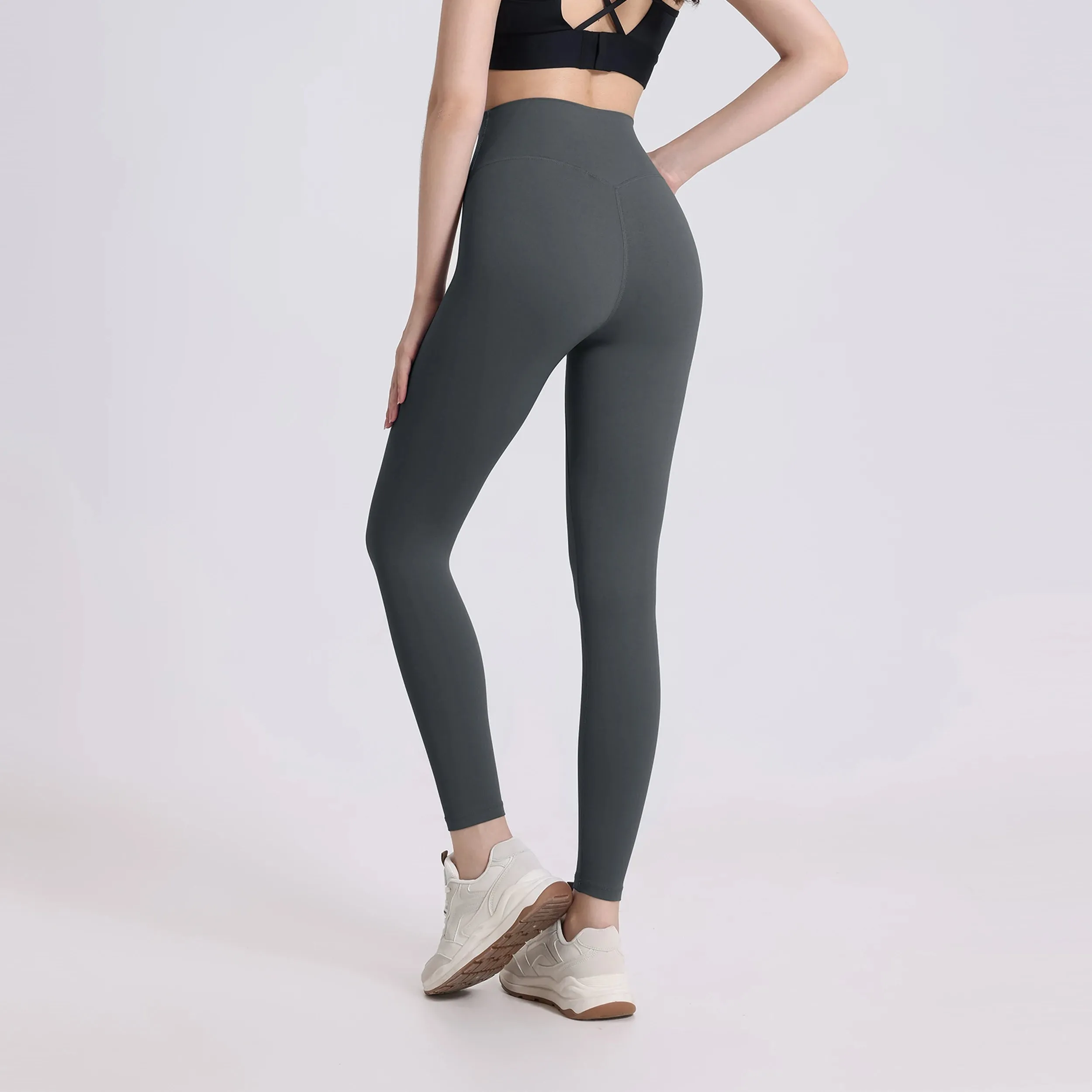 3.0 One-Piece Cutting Yoga Fitness Pants Soft Naked-Feel Legging