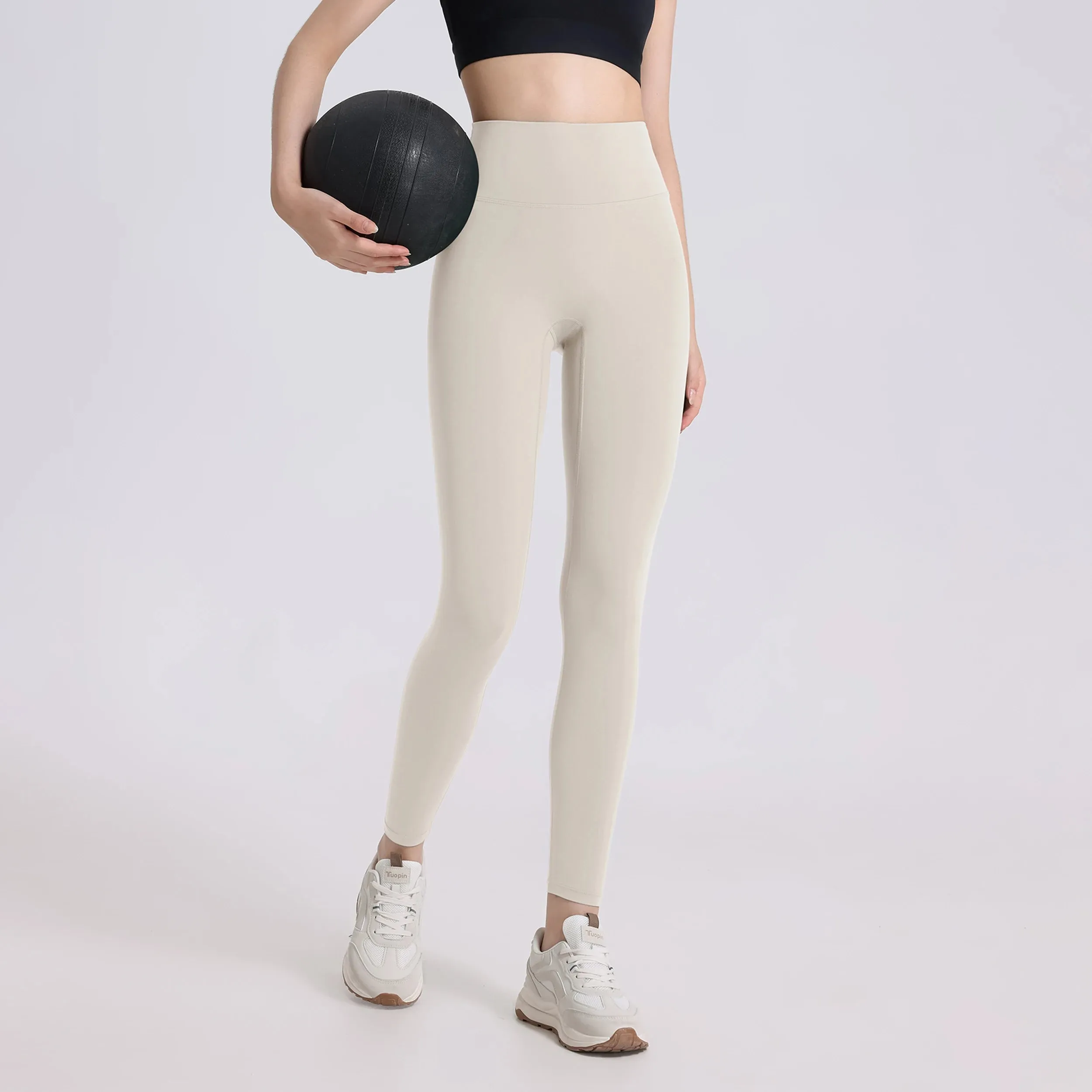 3.0 One-Piece Cutting Yoga Fitness Pants Soft Naked-Feel Legging