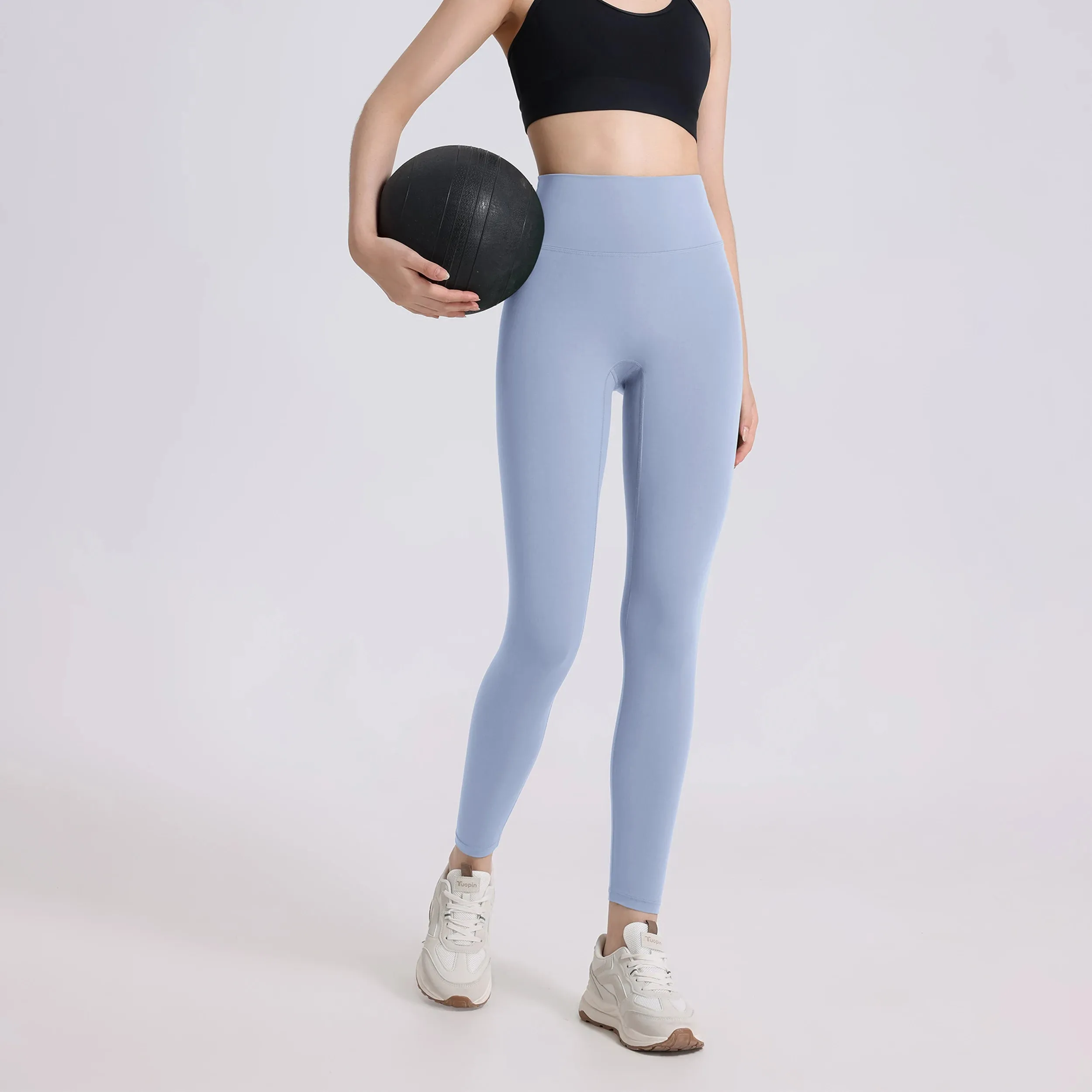 3.0 One-Piece Cutting Yoga Fitness Pants Soft Naked-Feel Legging