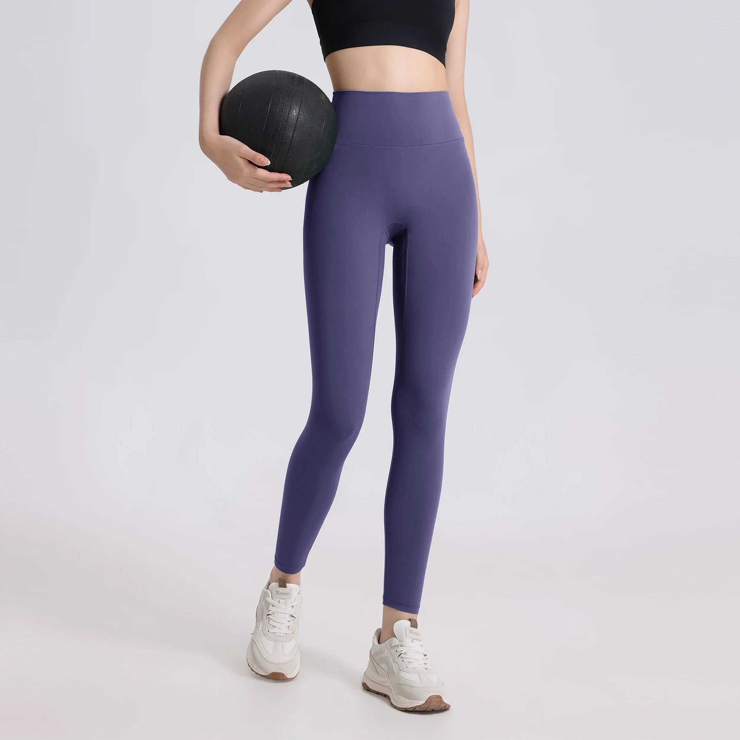 3.0 One-Piece Cutting Yoga Fitness Pants Soft Naked-Feel Legging