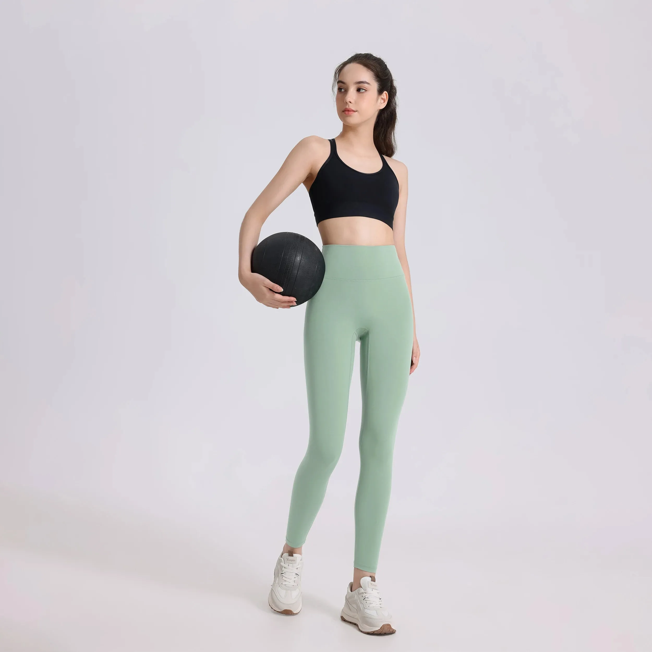 3.0 One-Piece Cutting Yoga Fitness Pants Soft Naked-Feel Legging