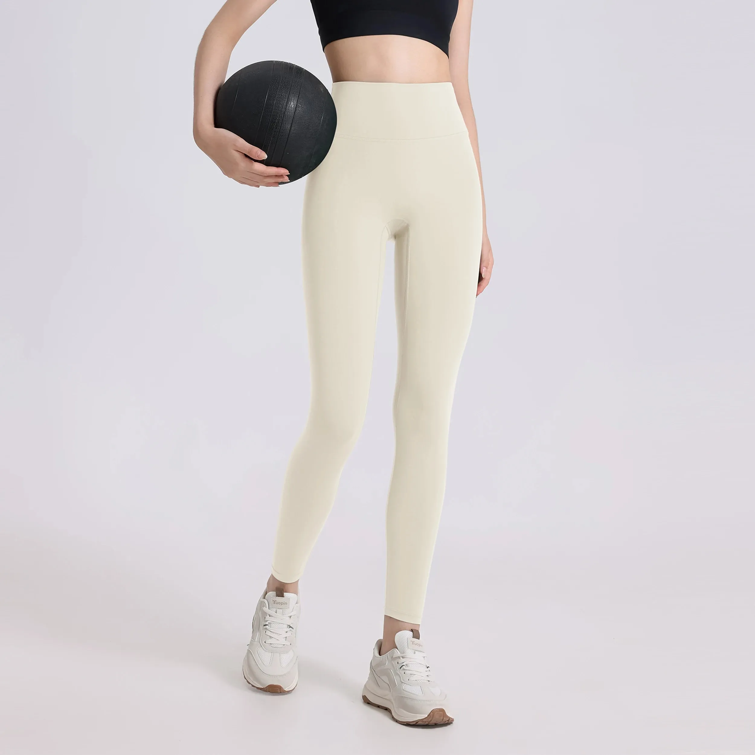 3.0 One-Piece Cutting Yoga Fitness Pants Soft Naked-Feel Legging