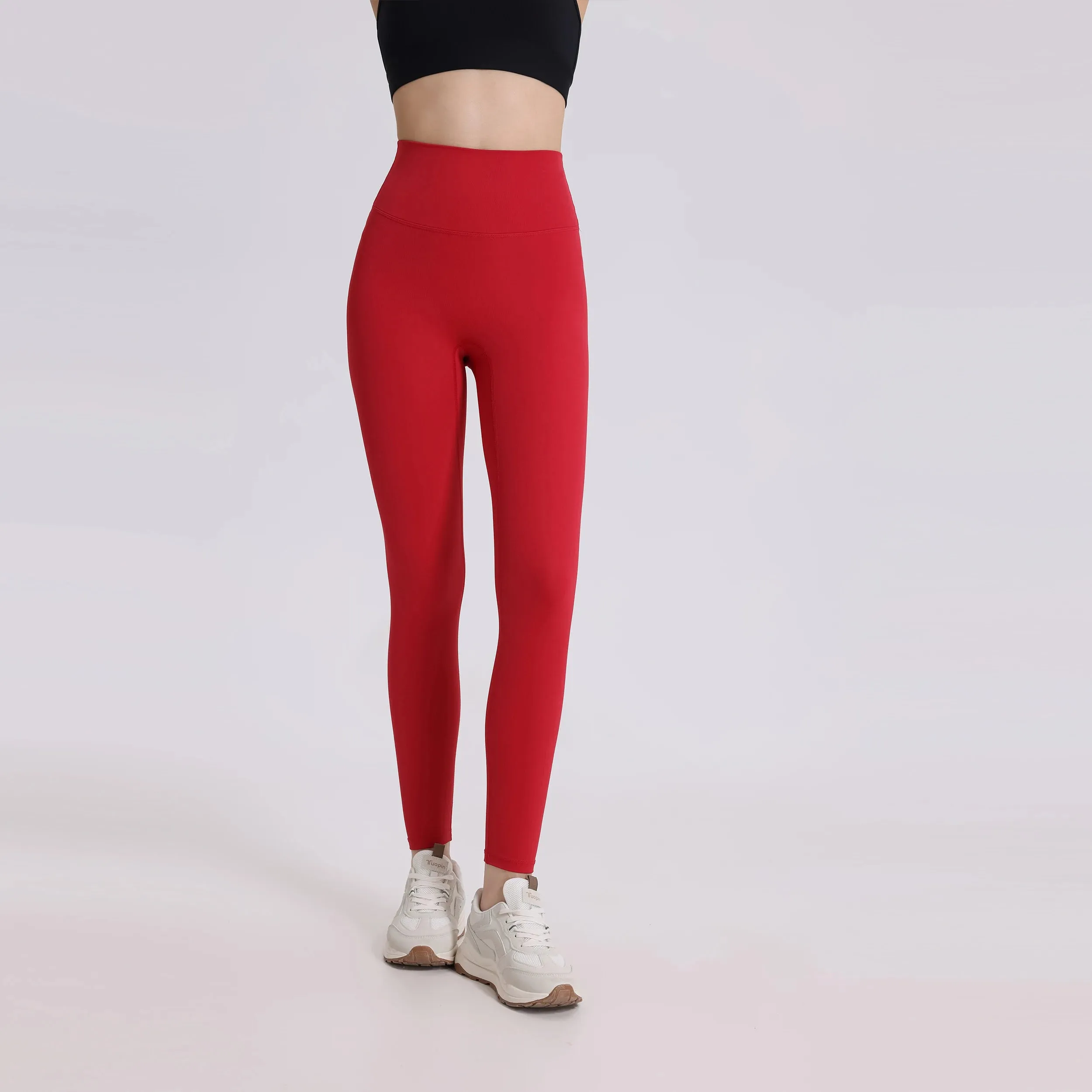 3.0 One-Piece Cutting Yoga Fitness Pants Soft Naked-Feel Legging