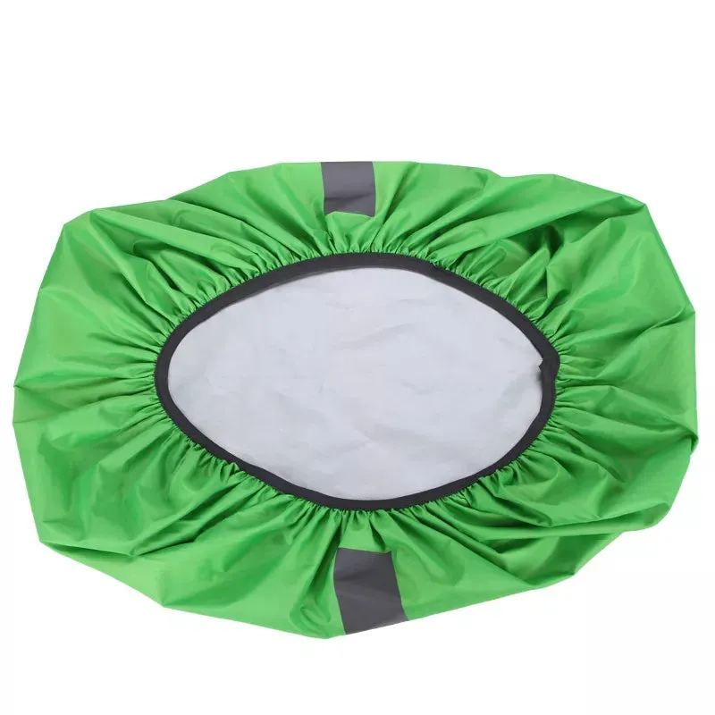 (35L) Reflective Backpack Rain Cover Satchel Safety Cape - Neon Green