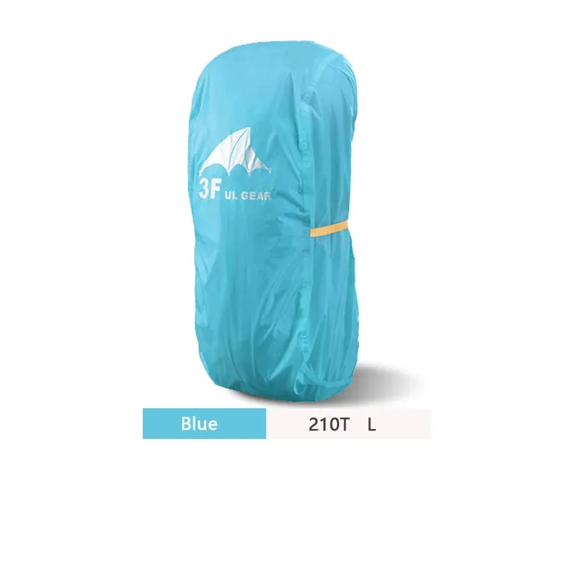 3F UL GEAR Rain Cover 20-85L Outdoor Mountaineering Backpack Mountaineering Dust Bag 15D 210T Silicon Coated Backpack Cover