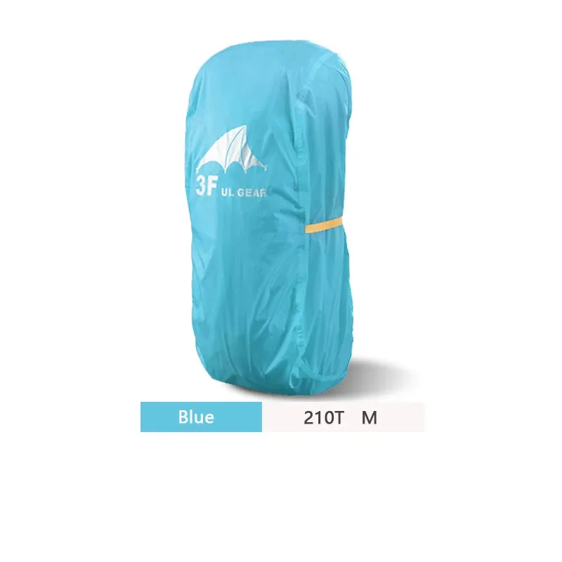 3F UL GEAR Rain Cover 20-85L Outdoor Mountaineering Backpack Mountaineering Dust Bag 15D 210T Silicon Coated Backpack Cover