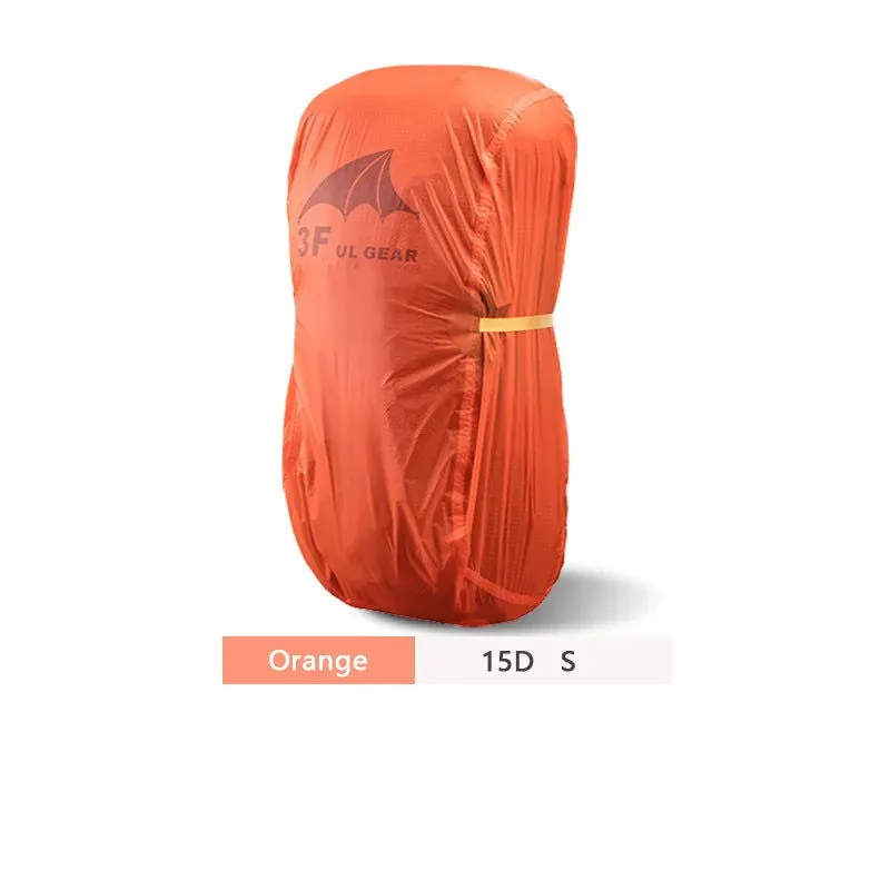 3F UL GEAR Rain Cover 20-85L Outdoor Mountaineering Backpack Mountaineering Dust Bag 15D 210T Silicon Coated Backpack Cover