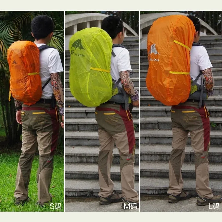 3F UL GEAR Rain Cover 20-85L Outdoor Mountaineering Backpack Mountaineering Dust Bag 15D 210T Silicon Coated Backpack Cover
