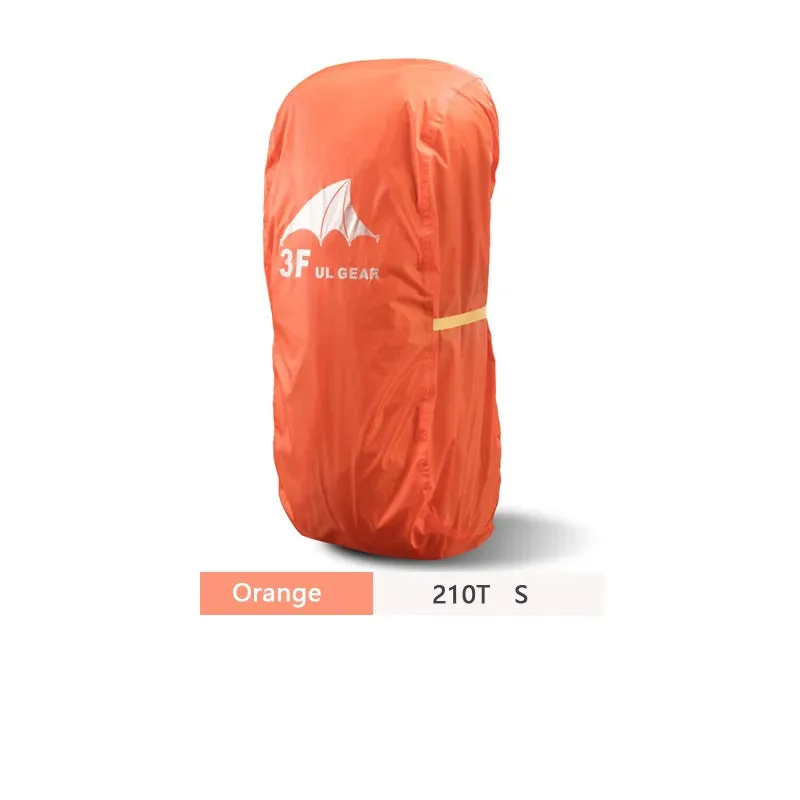 3F UL GEAR Rain Cover 20-85L Outdoor Mountaineering Backpack Mountaineering Dust Bag 15D 210T Silicon Coated Backpack Cover
