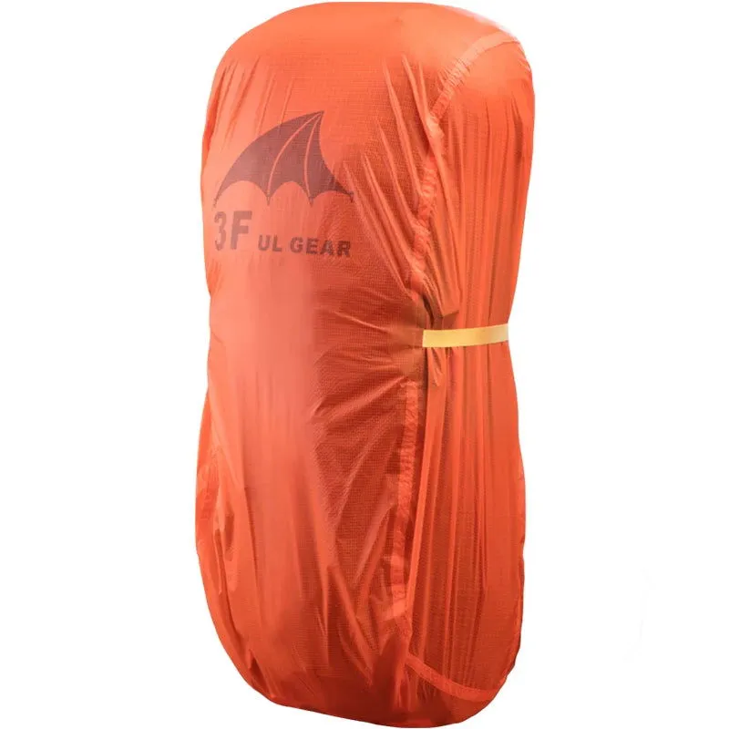 3F UL GEAR Rain Cover 20-85L Outdoor Mountaineering Backpack Mountaineering Dust Bag 15D 210T Silicon Coated Backpack Cover