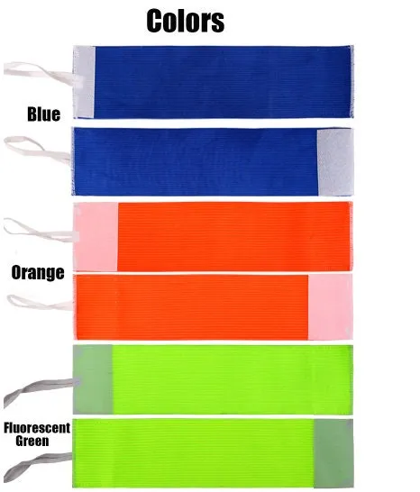 5 Custom Printed Armband Personalised Captain Football Sports Safety Reflective Event Personalized Safety Visibility Band High Viz High Vis