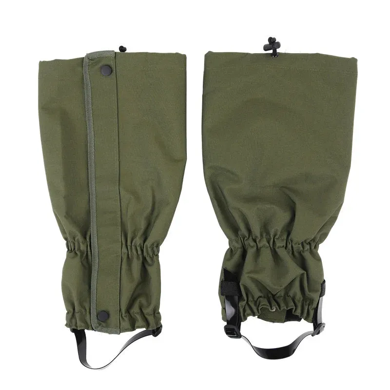600D Oxford Cloth Outdoor Mountaineering Hiking Skiing Leggings Winter Snow Shinguard Waterproof Sand Sports Protective Gear
