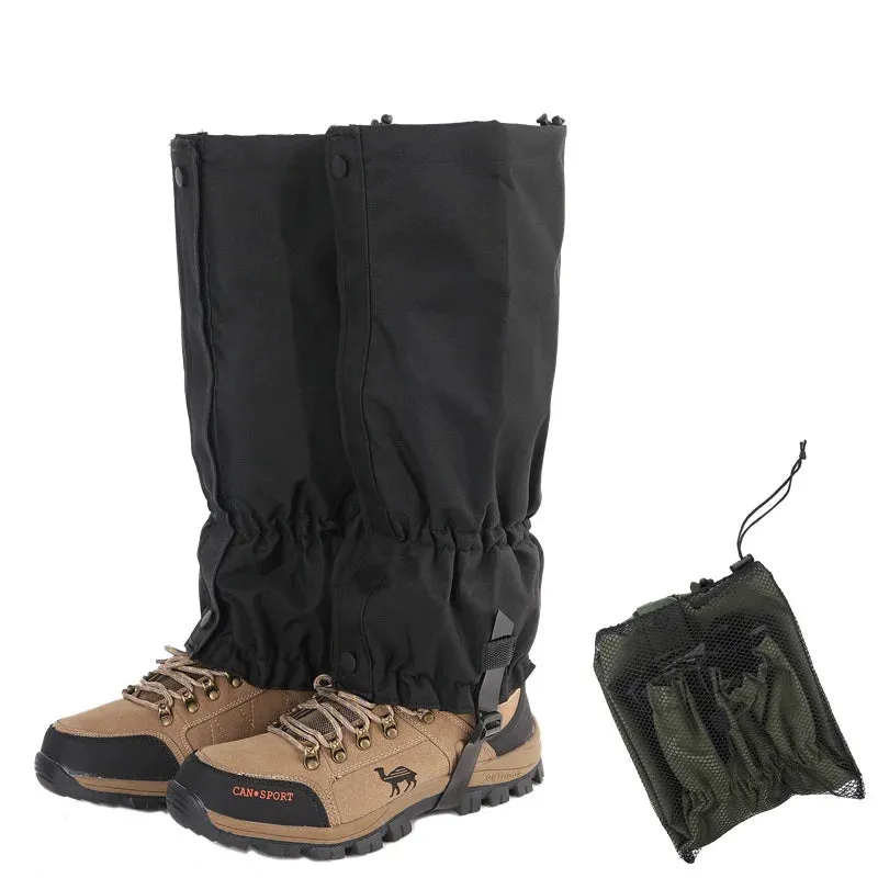 600D Oxford Cloth Outdoor Mountaineering Hiking Skiing Leggings Winter Snow Shinguard Waterproof Sand Sports Protective Gear