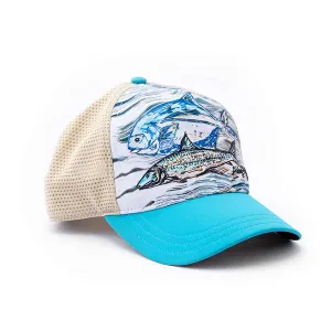 Abby Paffrath - Art 4 All - Permit and Bone Fishing Unstructured Low Profile Trucker Hat