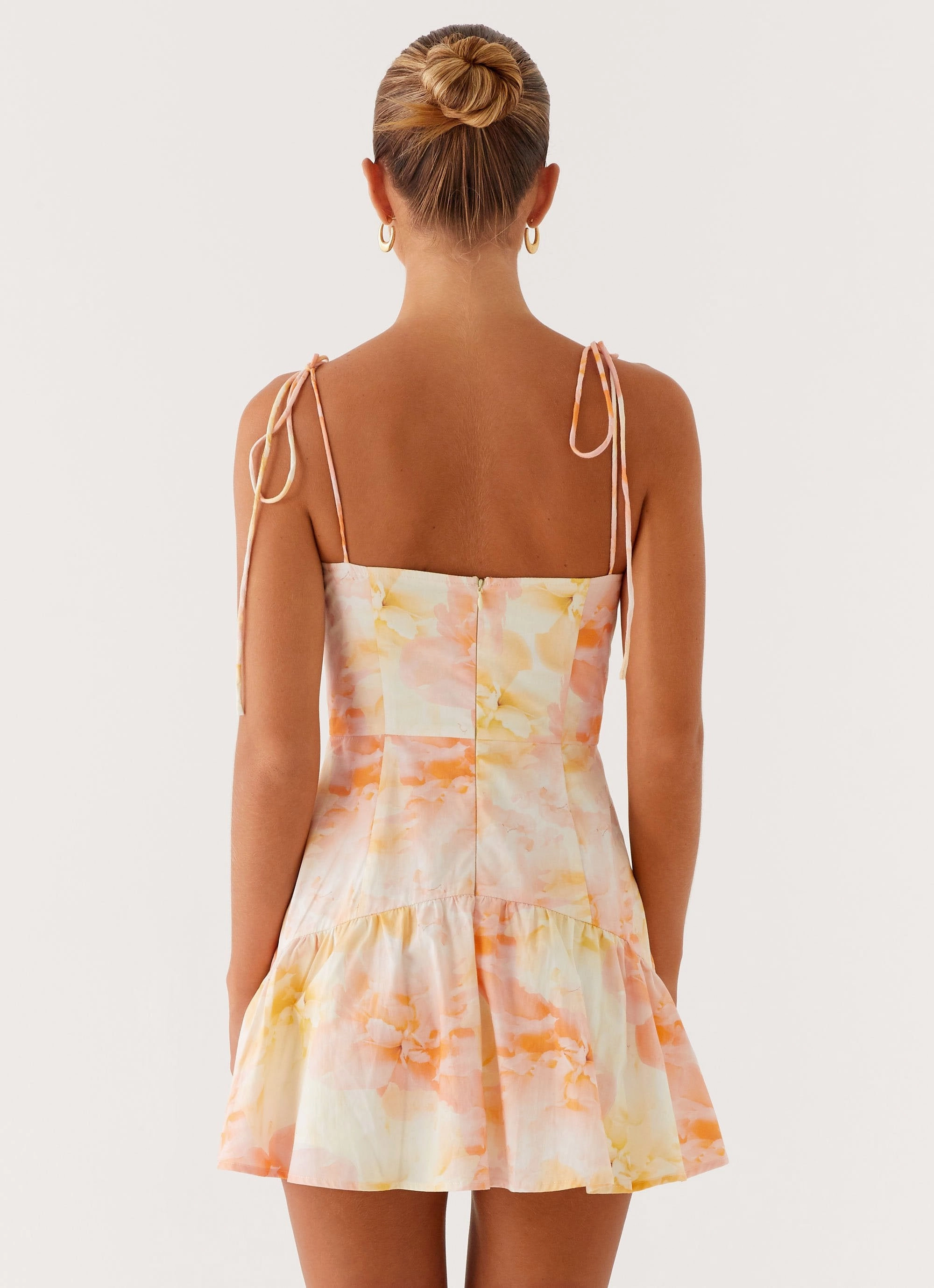 Abby Mini Dress - Floral Print Simple Spirit