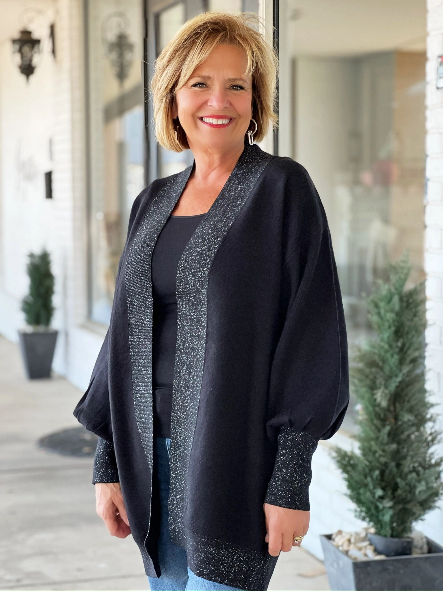 Chic Tee Antimicrobial Treatment Miriam Cardigan (FINAL SALE)