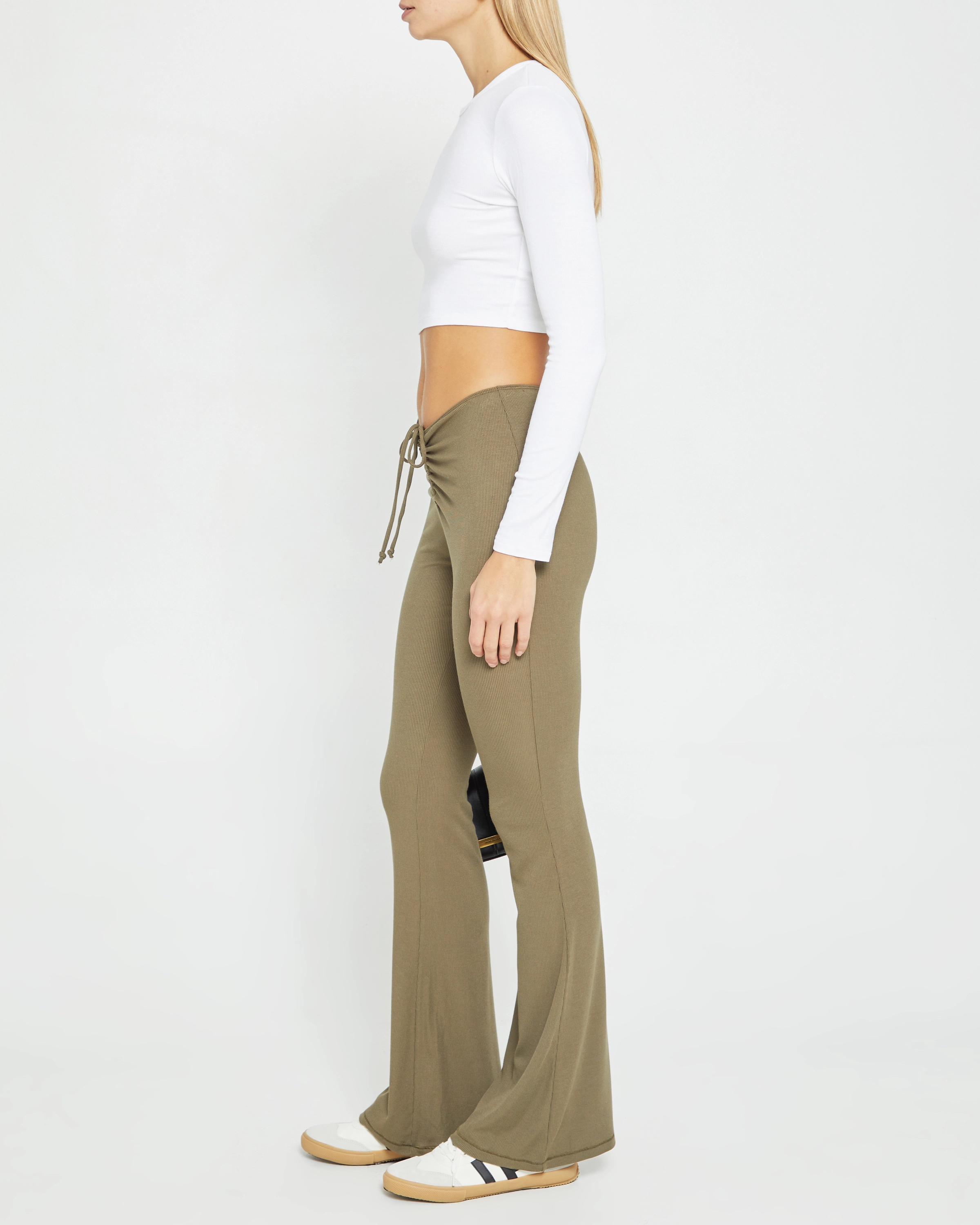 AntiSlipWaistband Soft Lounge Ruched Pant