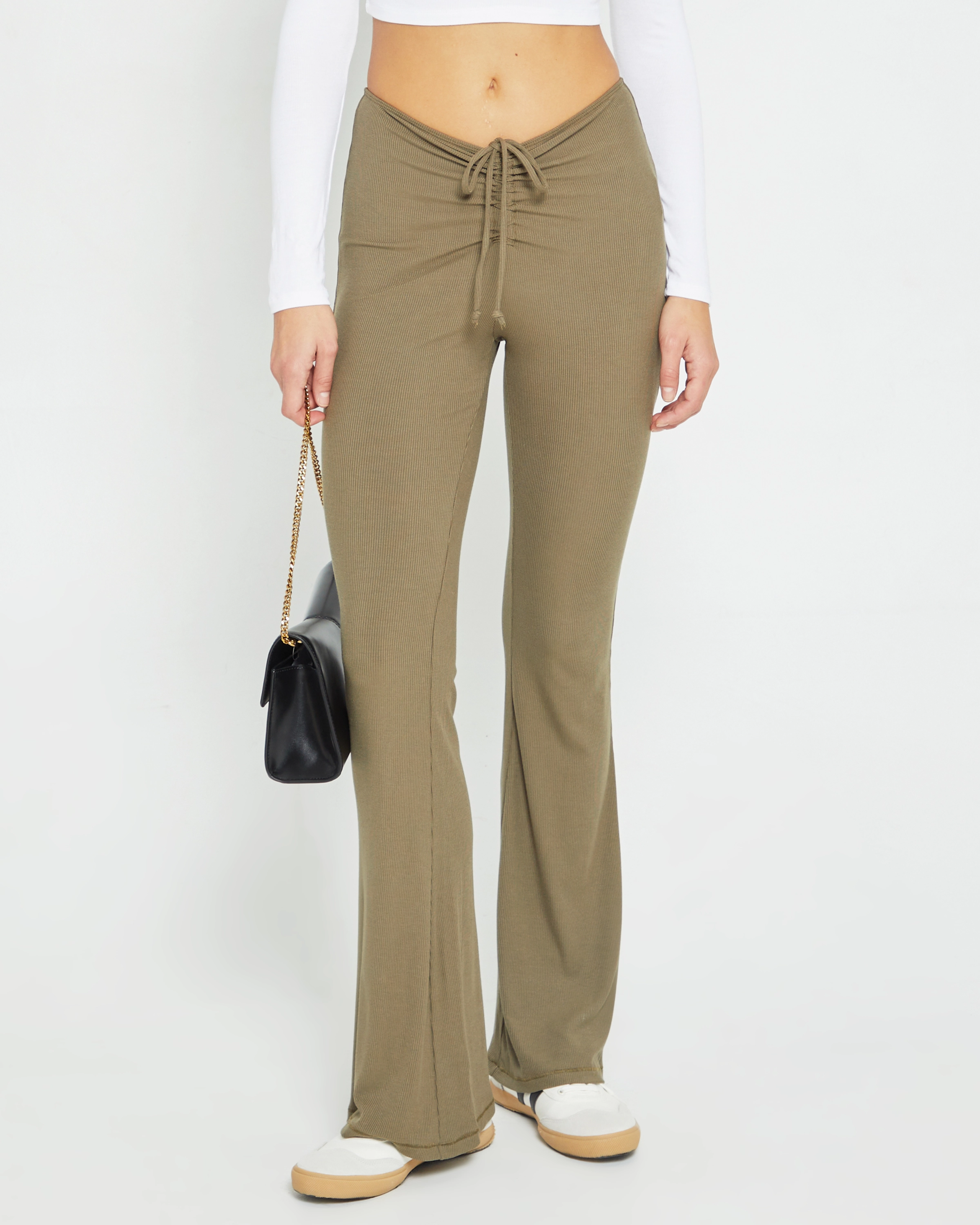 Soft Lounge Ruched Pant High Durability Stitching Core Comfort