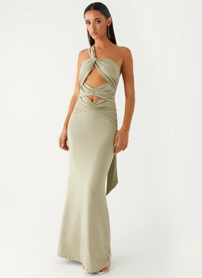Timeless Fashion Christie Maxi Dress - Sage