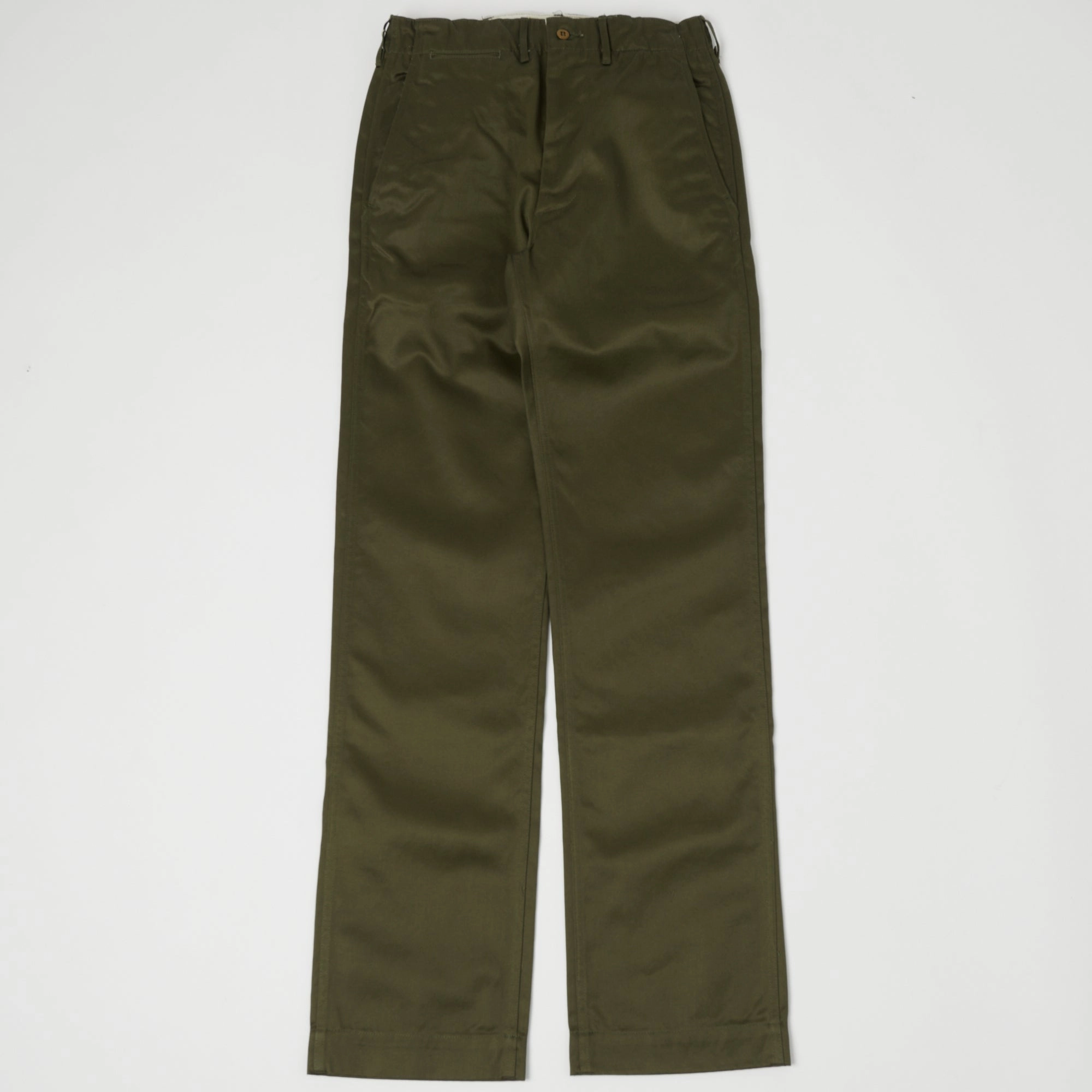 Buzz Rickson's Original-Spec. Chino - Olive Breathable Mesh Panels Smart Utility