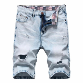 MultiPurposeUtility West Louis? Ripped Bermuda Fashion Cotton Jeans Shorts