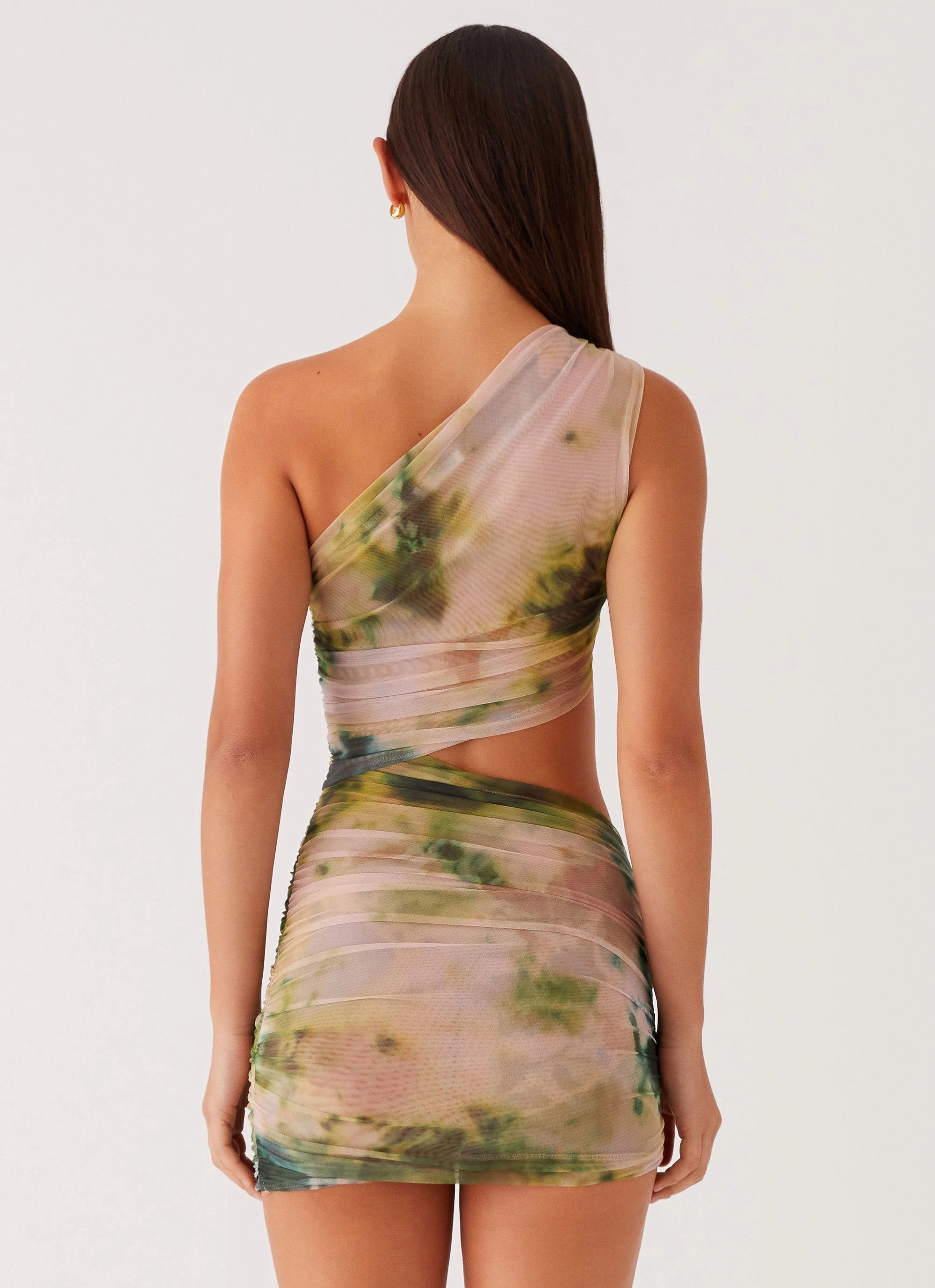 Addie Mini Dress - Rainforest MoistureWickingTechnology Elegant Wearable