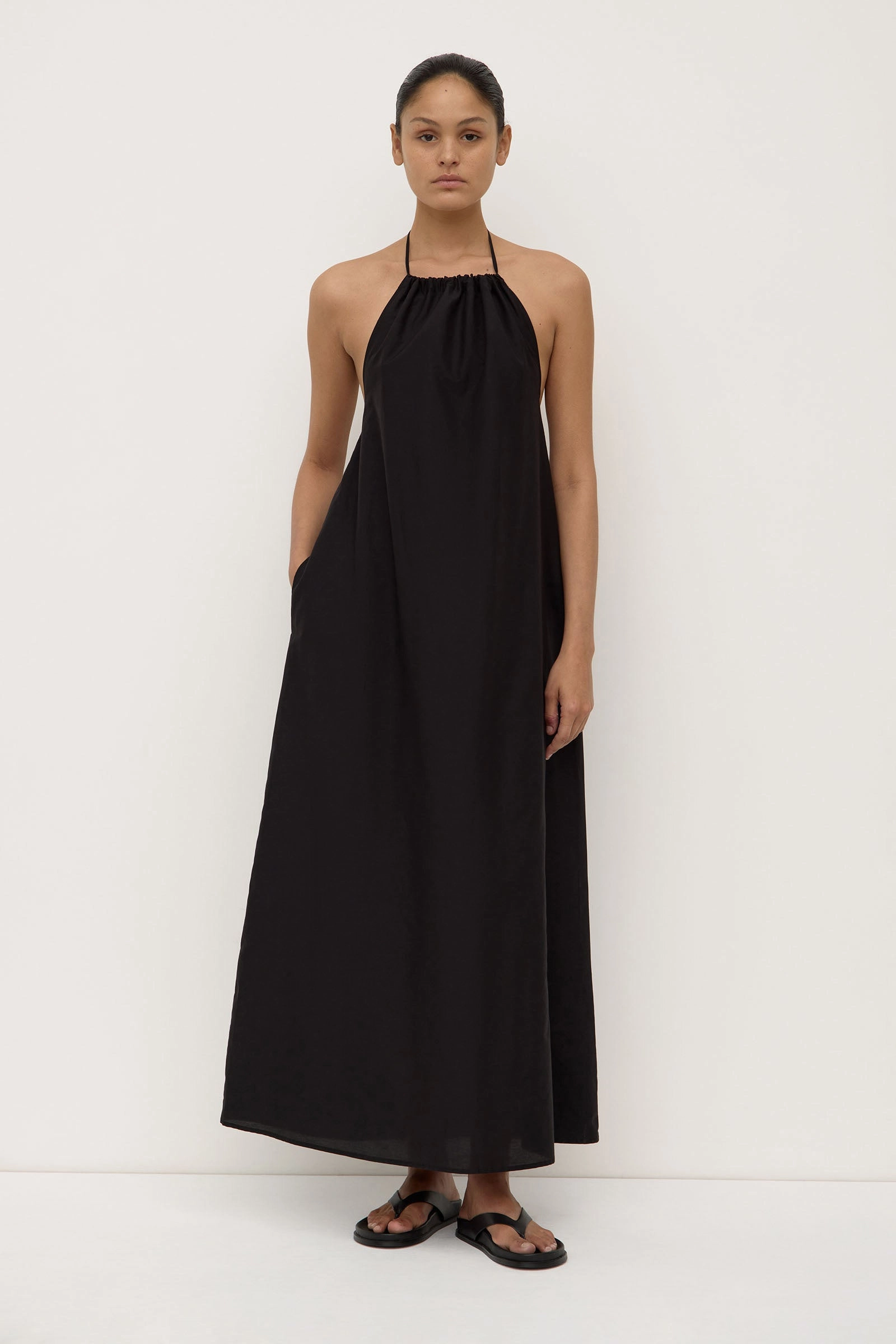 Perfect Layer Addison Halter Maxi Dress
