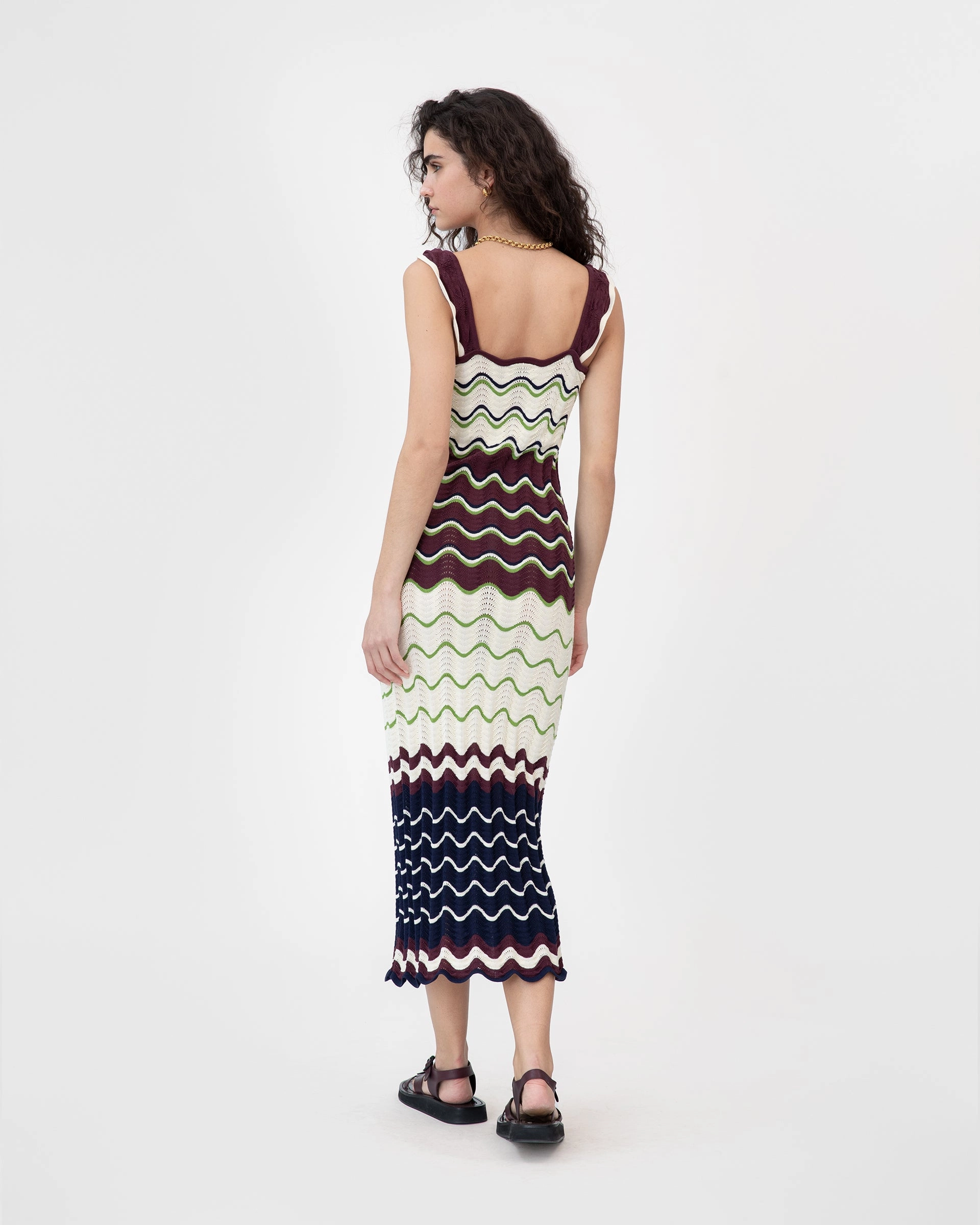 Leigh Dress Shape-Retention UPF 50  Coating