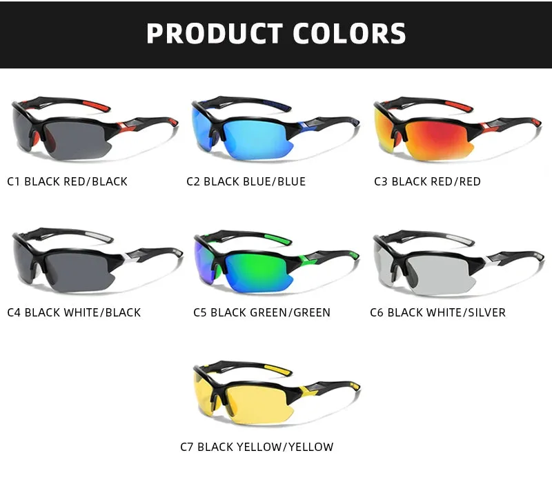 AeroFlow Rimless Polarized Sports Sunglasses