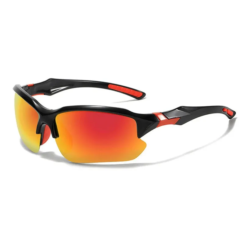 AeroFlow Rimless Polarized Sports Sunglasses