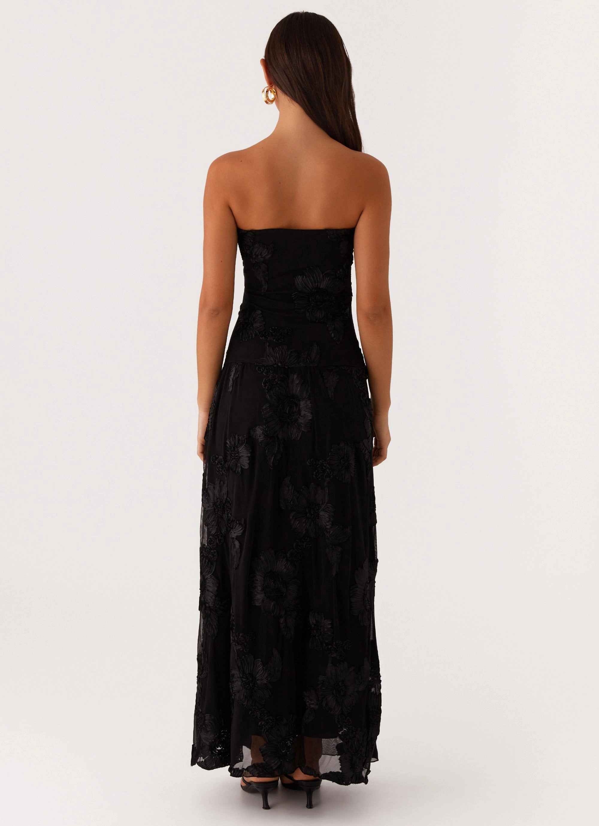 Breathable wear Work Option After Light Maxi Dress - Black