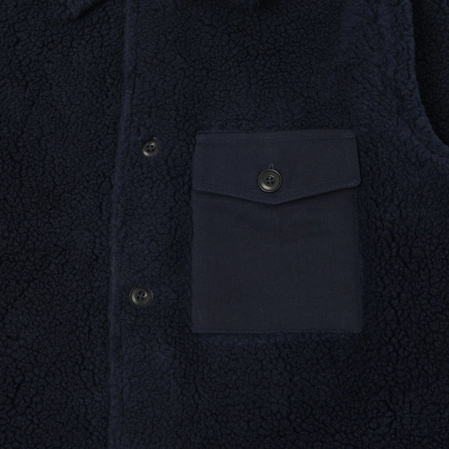 Modular Attachment Loops Extended Coverage Hartford 'Utility' Fleece Jacket - Navy