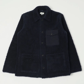 Hartford 'Utility' Fleece Jacket - Navy Functional Piece