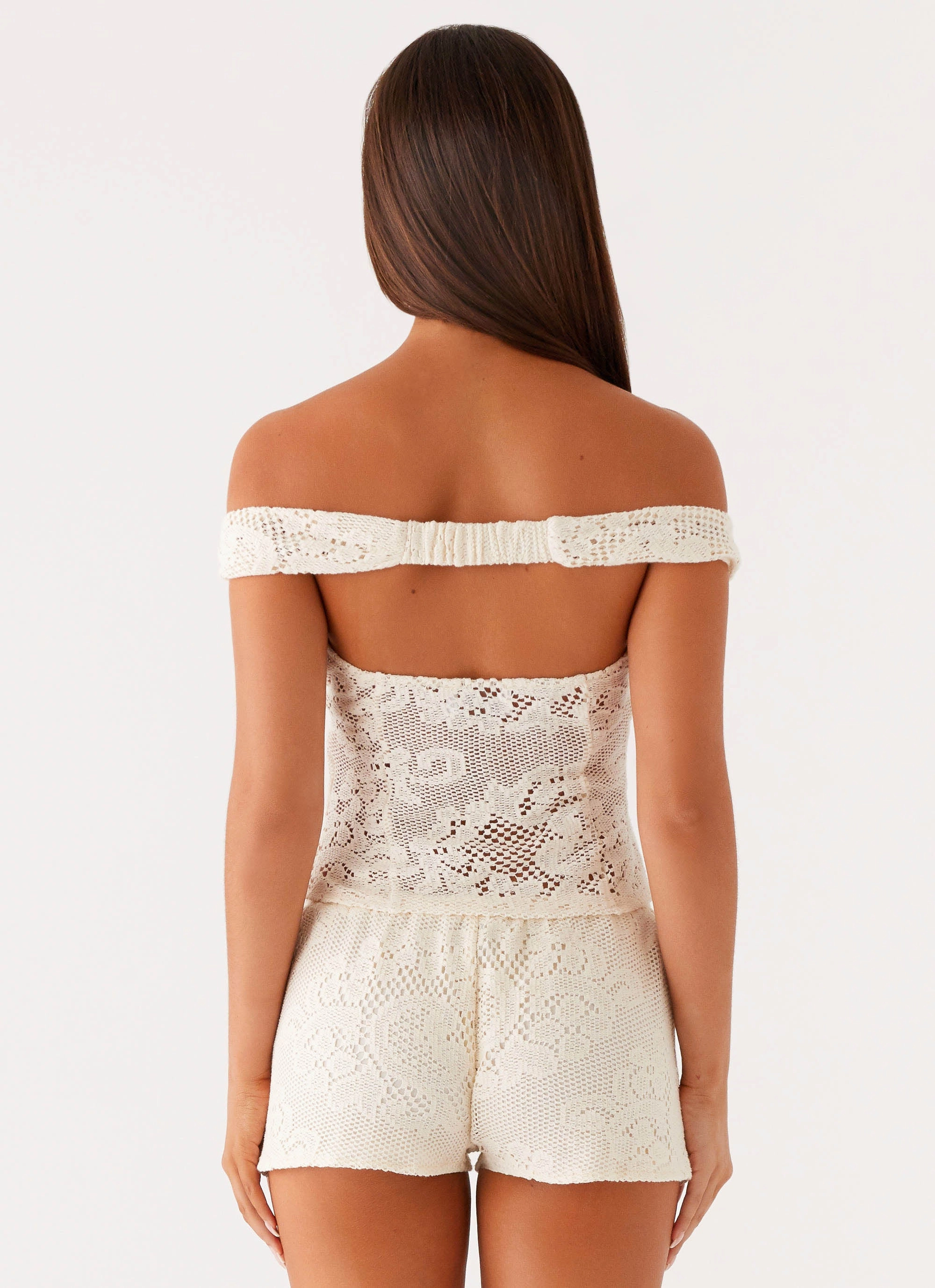 Nada Top - Ivory Brushed Interior WrinkleResistantFinish