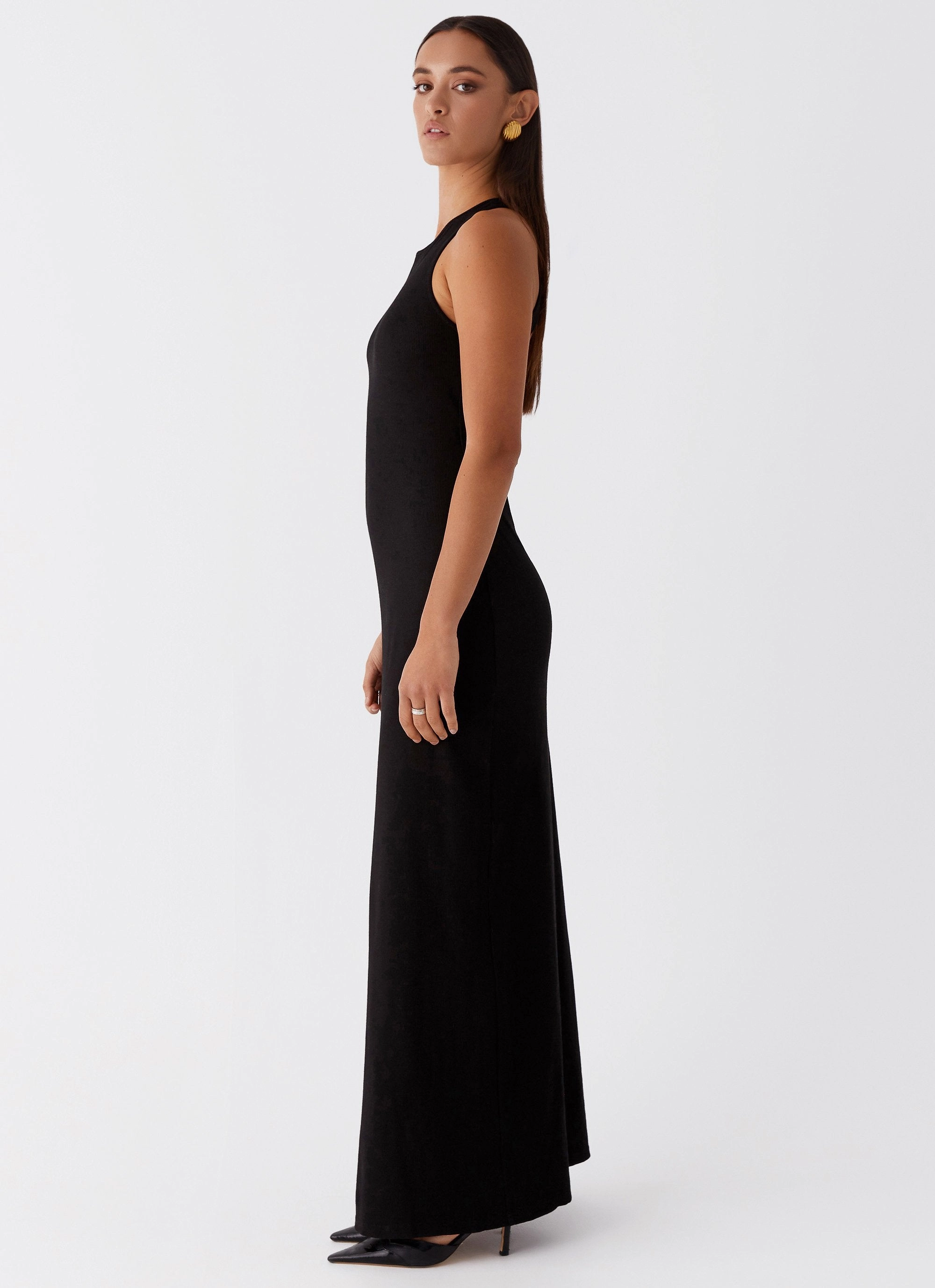 Alice Cut Out Maxi Dress - Black summer look Relax Form