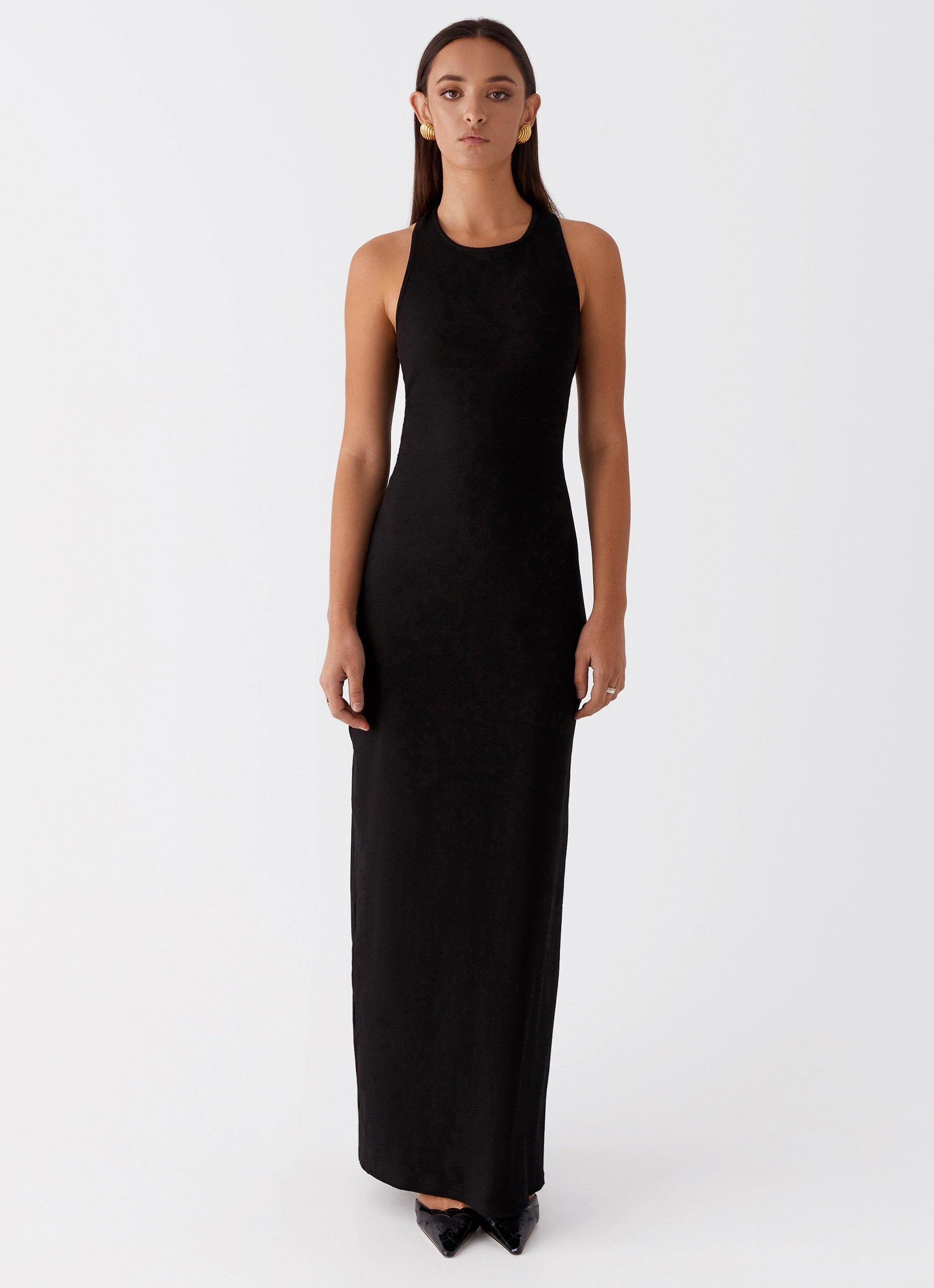 Comfortable Cut Special-Edition Alice Cut Out Maxi Dress - Black