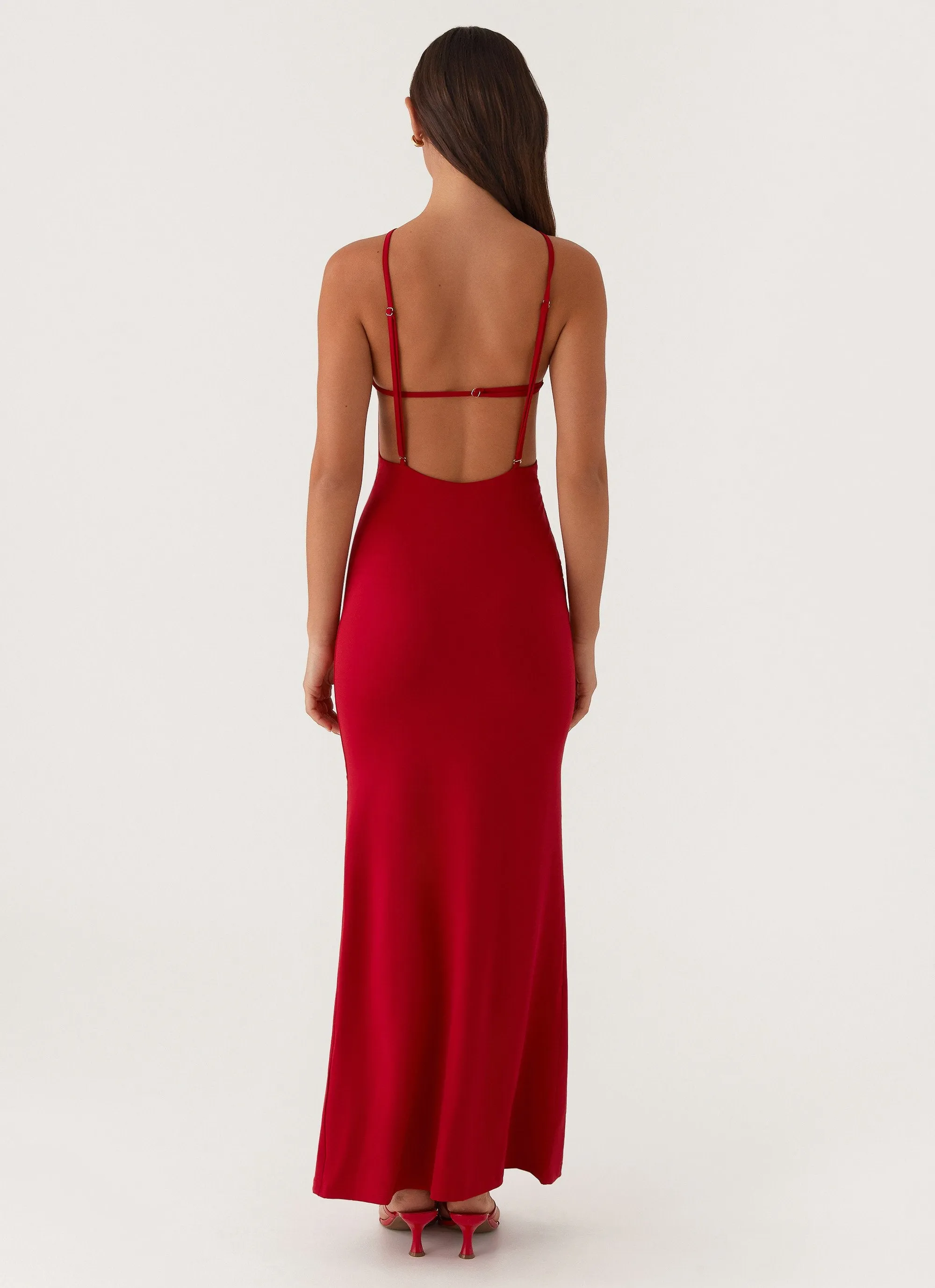 Grow Together Maxi Dress - Red Chill Fit
