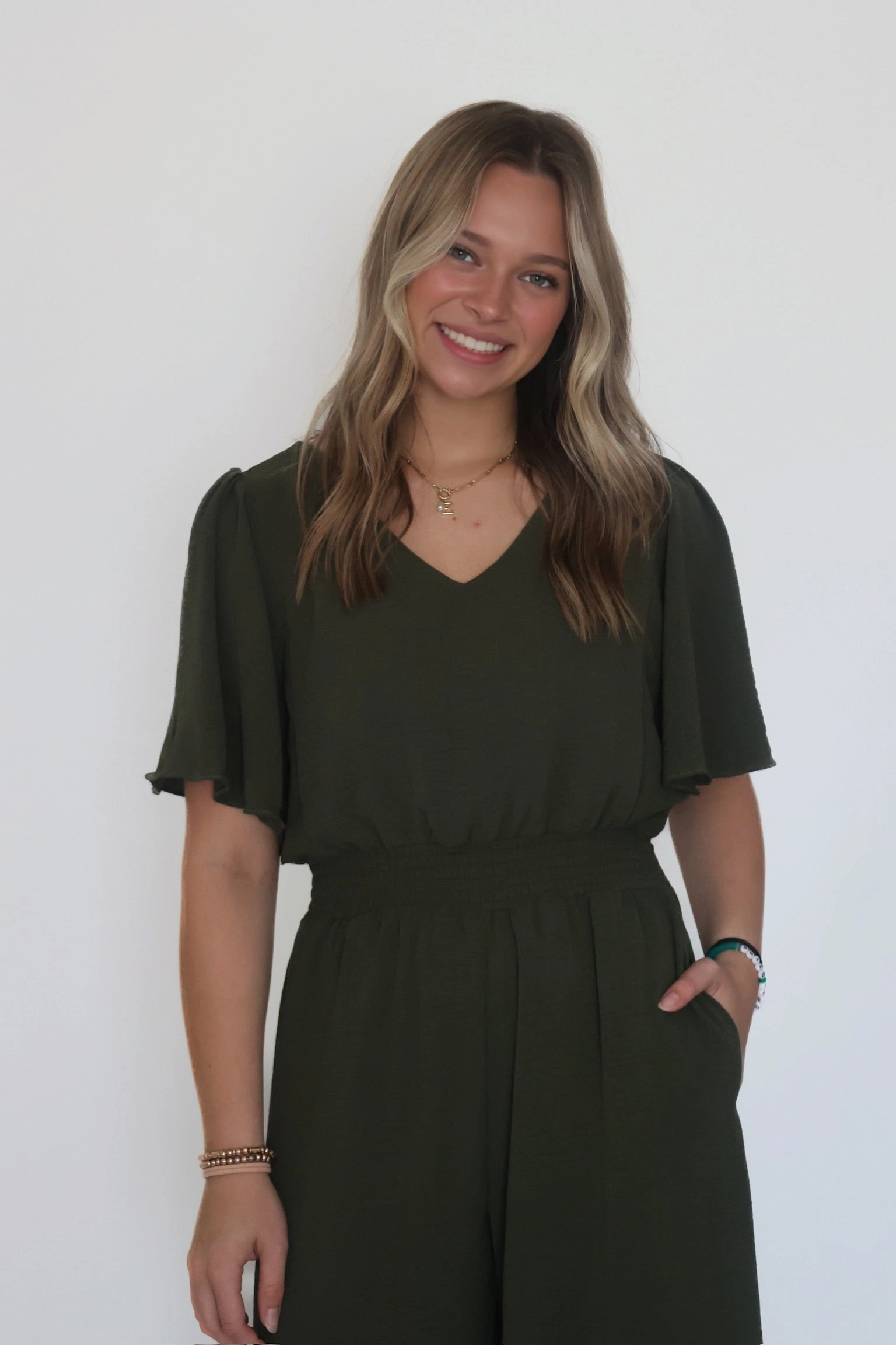 Fashionable Look OrganicCotton Mellie Wide Leg Jumpsuit