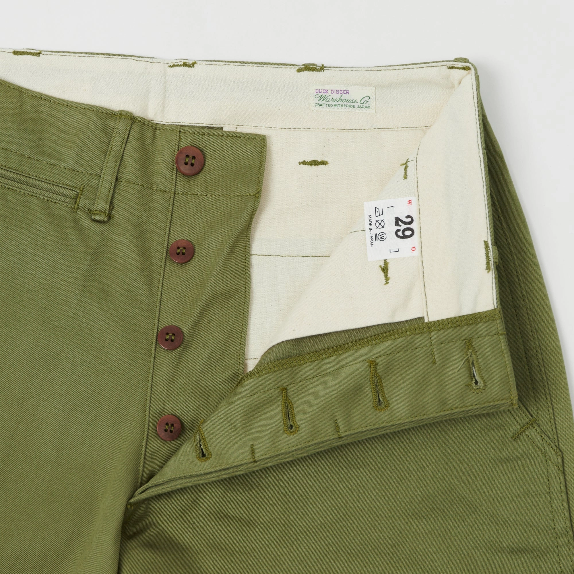 Active Lifestyle Warehouse & Co 1082 Duck Digger Chino - Green